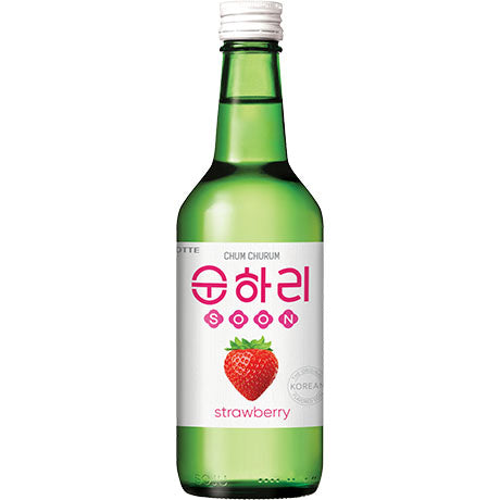 LOTTE Soonhari Soju Erdbeer 12% 350ml