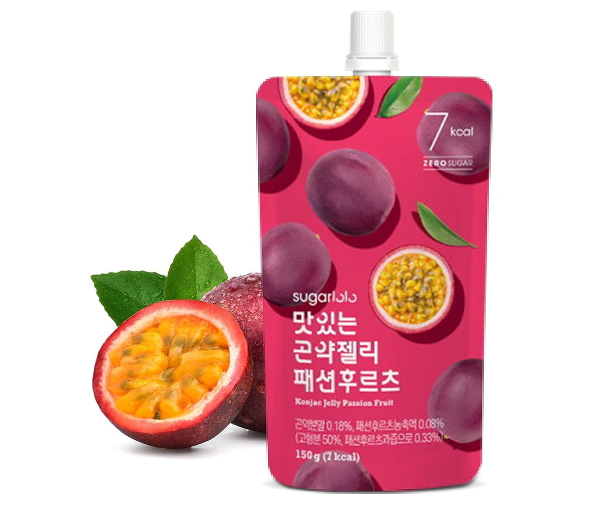 SUGARLOLO Leckeres Konjac Jelly Passionsfrucht Geschmack 150g