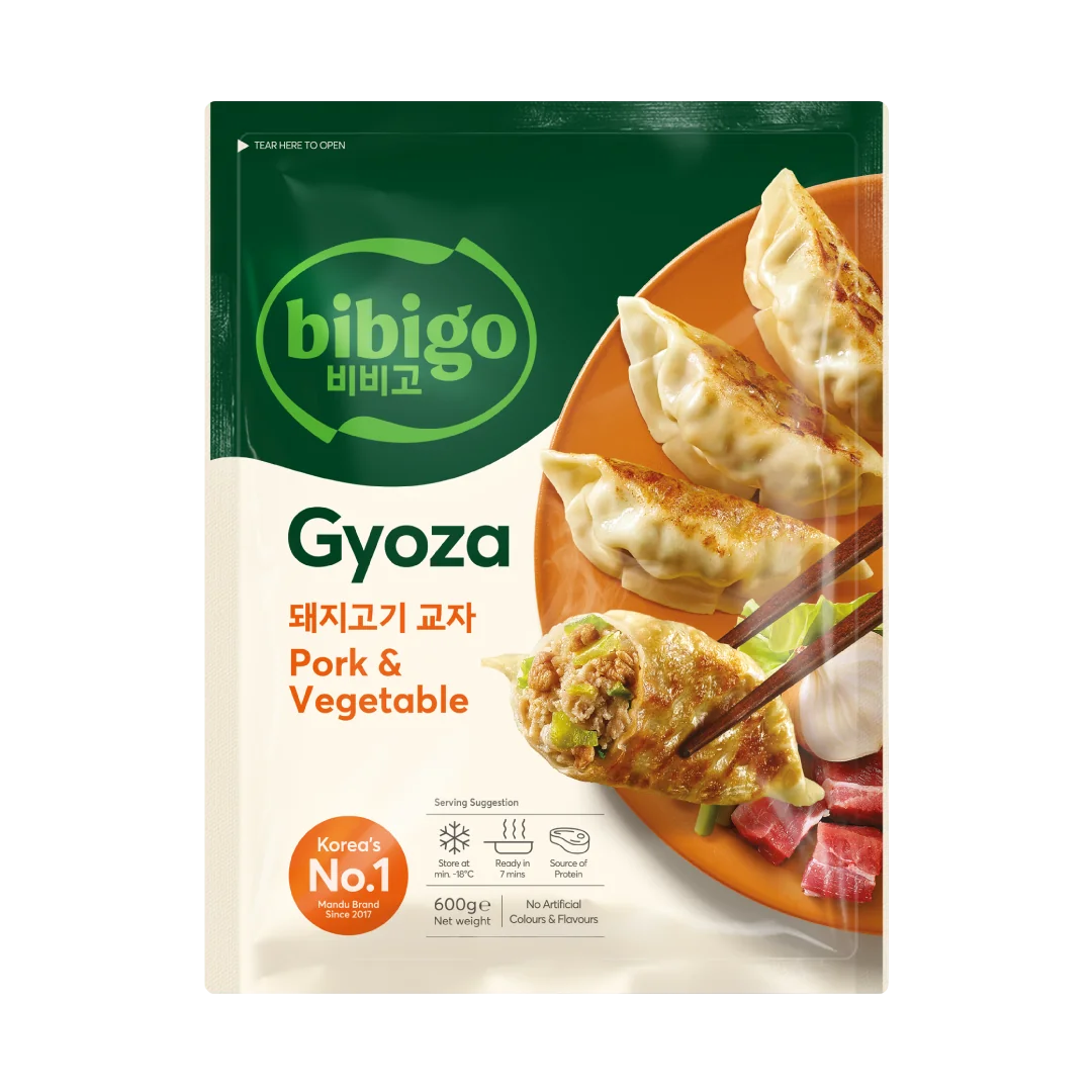 BIBIGO Schweinefleish & Gemüse Gyoza Mandu 600g