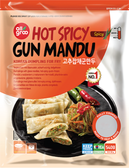 ALLGROO Scharf Glasnudeln zum Braten, Gun Mandu 540g