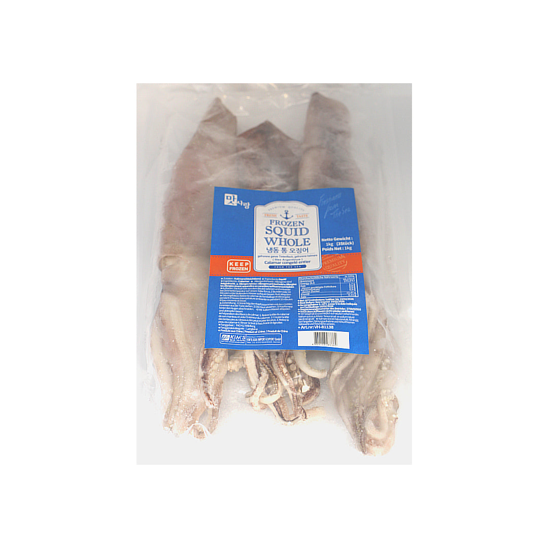 MATSARANG Gefrorene Ganze Tintenfisch 1kg