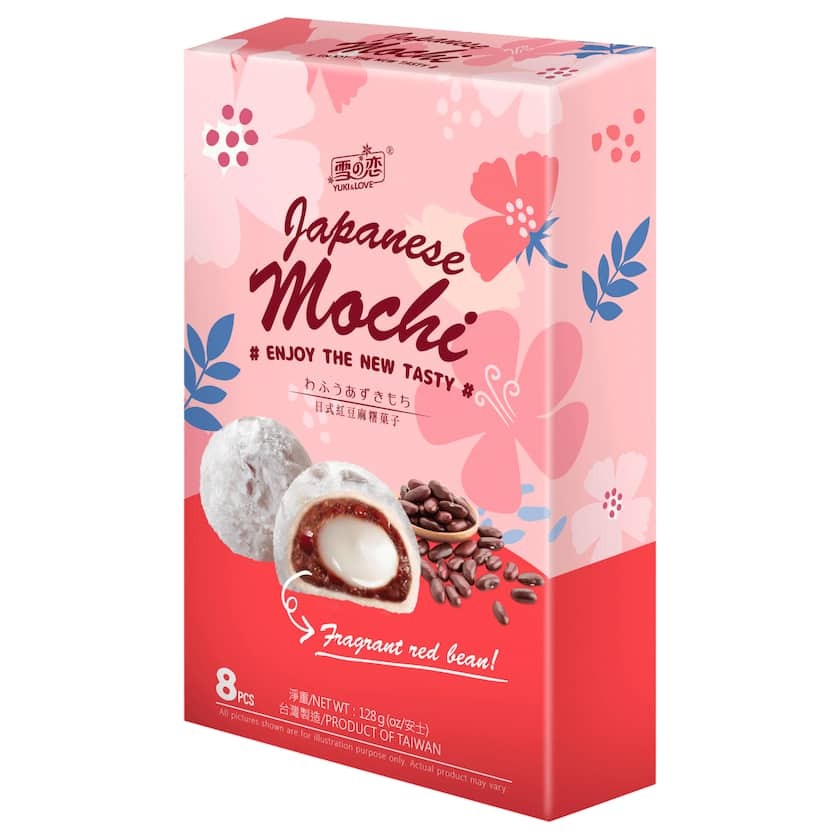 Y&L Mochi Reiskuchen Adzukibohnen 128g