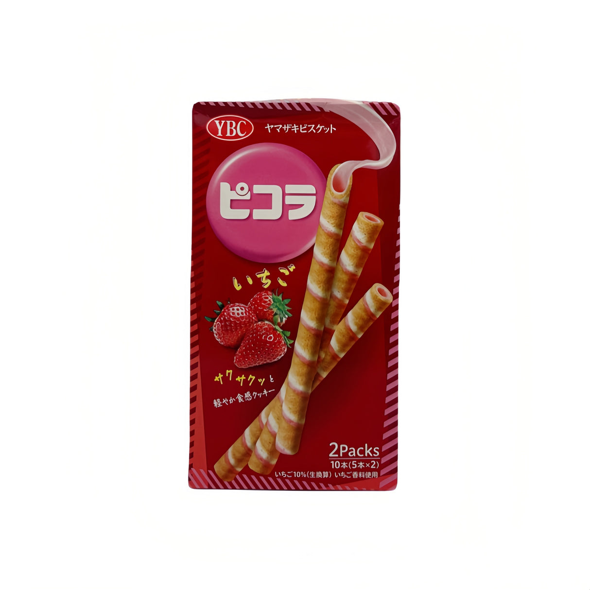 YBC Biscuit Sticks Strawberry 49g