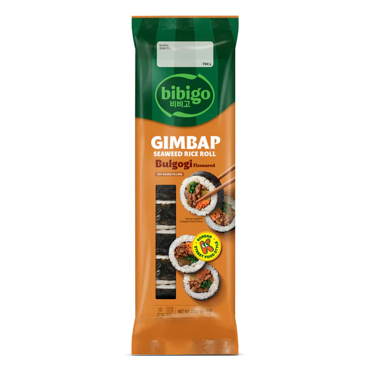 BIBIGO Gefrorenes Kimbap mit Bulgogi 230g