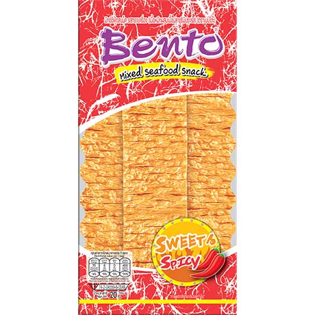 BENTO Sweet & Spicy Tintenfisch Snack 20g