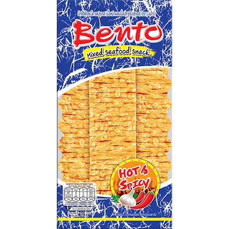 BENTO Hot & Spicy Tintenfisch Snack 20g