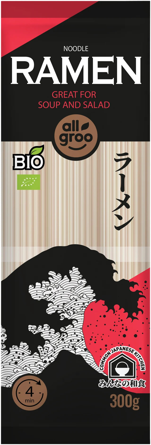 ALLGROO Bio Ramen Nudeln 300g