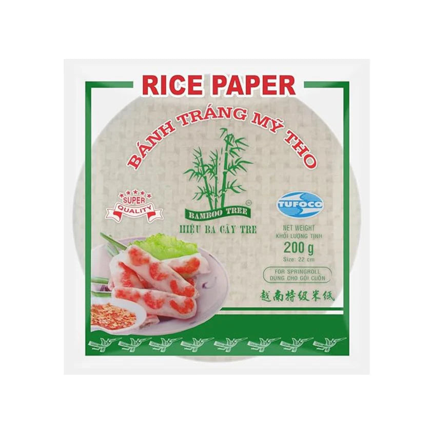 BAMBOO TREE Reispapier Sommerrolle Rund 22 cm 400g