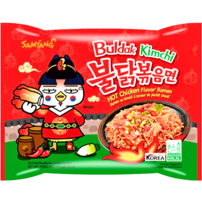 SAMYANG Buldak Kimchi Hot Chicken Ramen 135g
