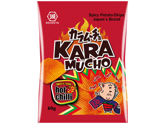 KOIKEYA KARAMUCHO Kartoffelchips Hot Chili 60g