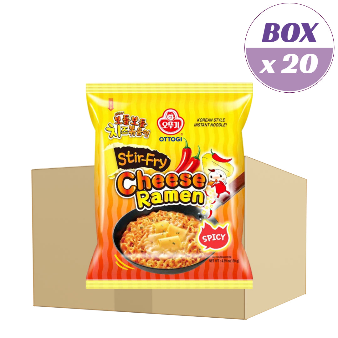 OTTOGI Bodle Bodle Käse Ramen, gebraten Scharf 130g