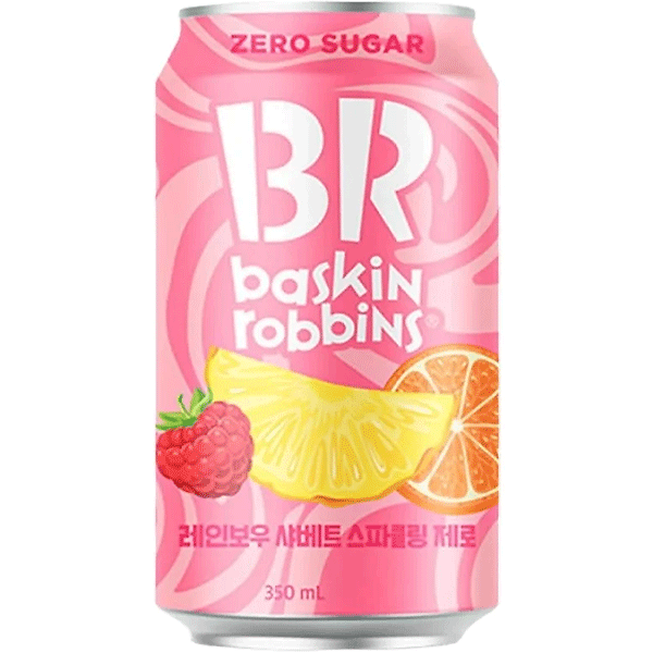 Baskin Robbins Rainbow sherbet Sparkling Zero mit Pfand 350ml