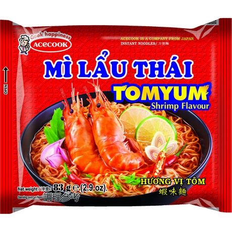 ACECOOK Instantnudeln Garnelen Tom Yum 83g