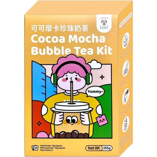 TOKIMEKI Bubble Tea Kit Cocoa Mocha 255g