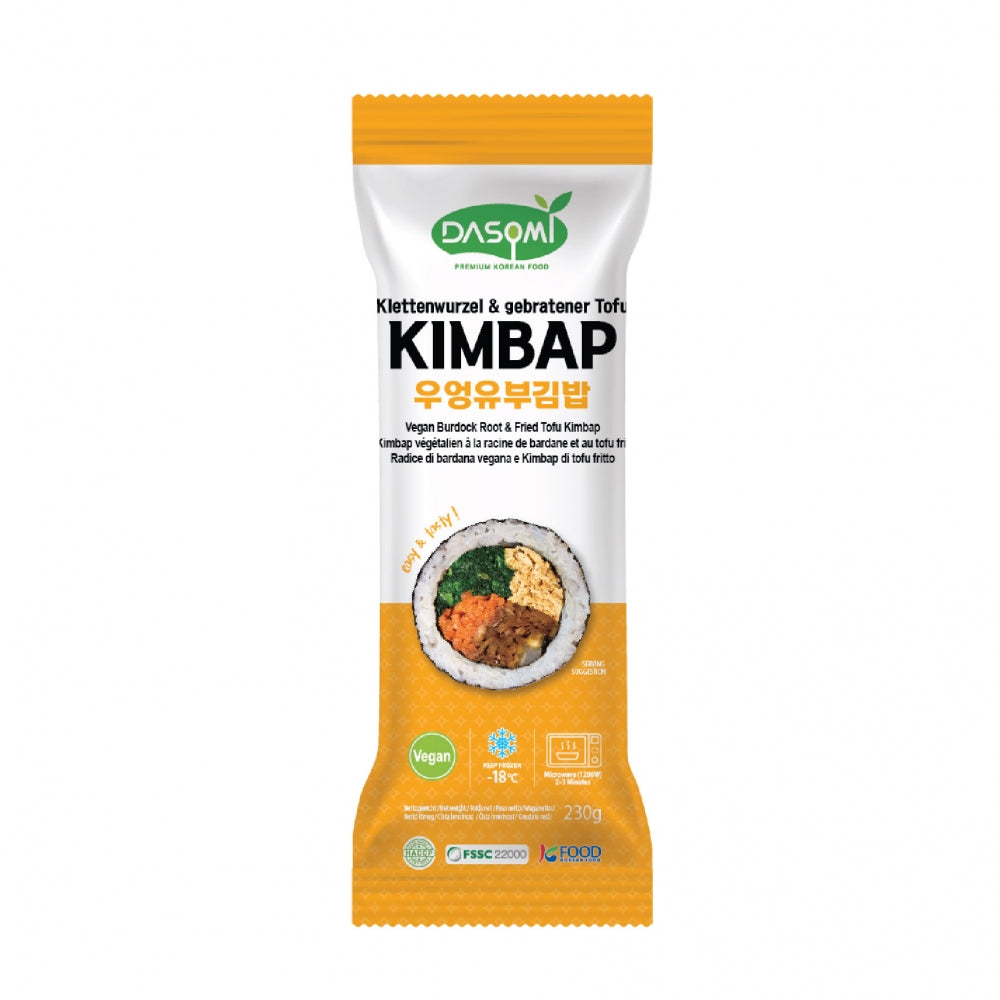 DASOMI Kimbap Frittierter Tofu & Burdock-Wurzel Kimbap 230g