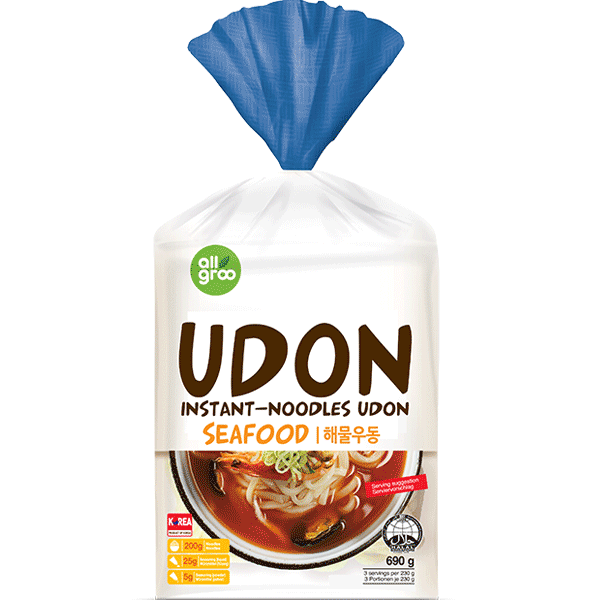 ALLGROO Udon Nudeln, Meeresfrüchte 690g