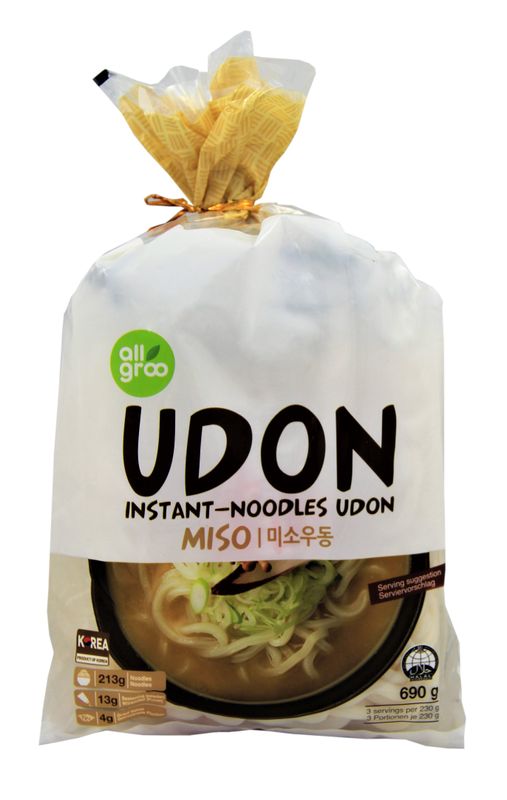 ALLGROO Udon Nudeln, Miso 690g