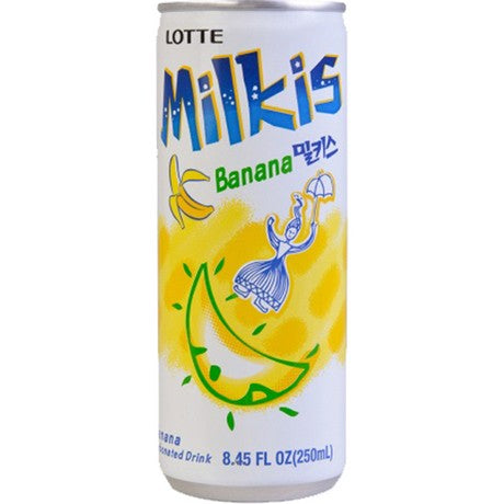 LOTTE Milkis Erfrischungsgetränk, Banane mit Pfand 250ml