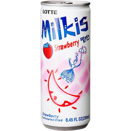 LOTTE Milkis Erfrischungsgetränk, Erdbeer mit Pfand 250ml