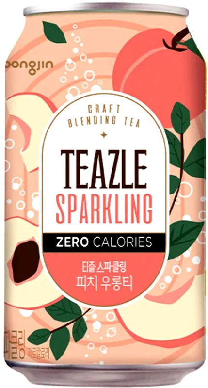 TEAZLE Sparkling Drink Pfirsich 340ml