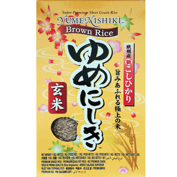JFC YUME NISHIKI Brauner Reis 1kg