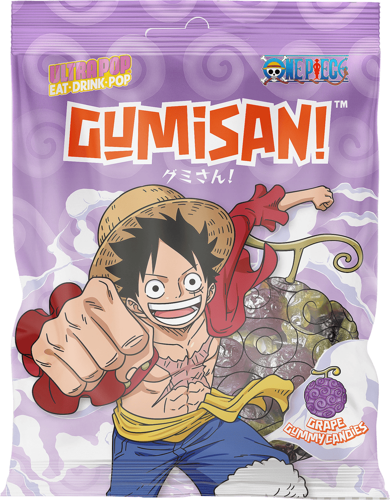 ULTRA POP Gumisan One Piece Teufelsfrucht Gelee Traube Geschmack 180g