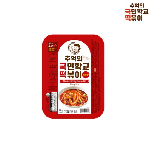 COOK TOK Tteokbokki Home Kit Hot & Sweet 600g