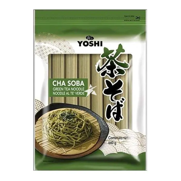 SURASANG Yoshi Cha Soba (Grünner Tee Weizennudeln) 640g