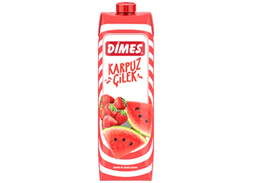 DIMES Wassermelone-Erdbeer-Nektar 1L