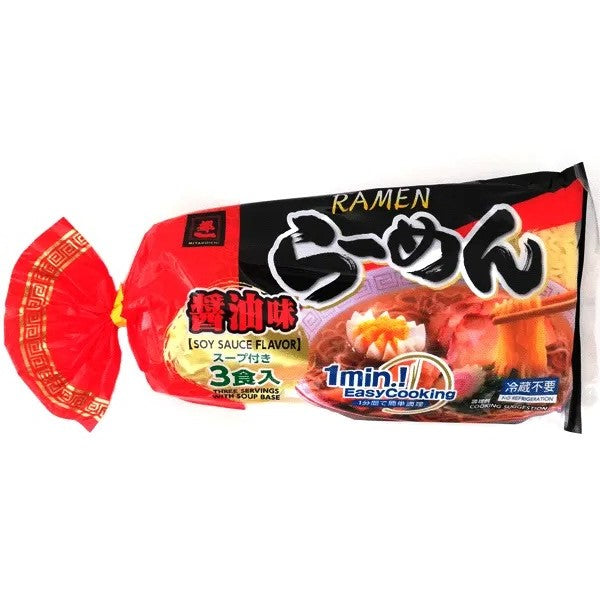 MIYAKOICHI Nudeln, gekocht, mit Sojasauce (Ramen) 600 g
