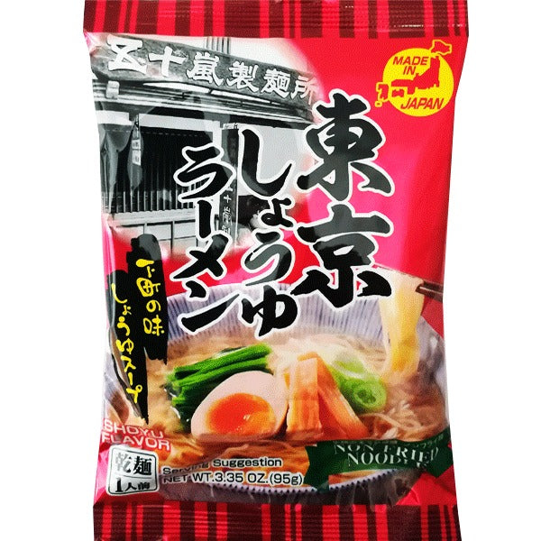 IGARASHI SEIMEN Nudeln, Instant Ramen mit Tokyo Style Soja Sauce (Tokyo Shoyu Ramen) 95g