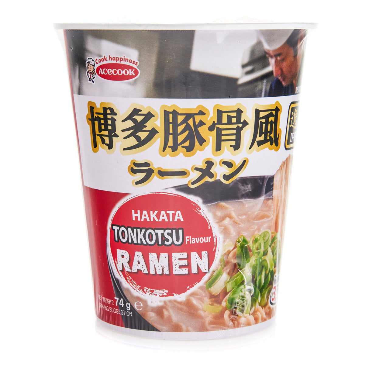 ACECOOK HAKATA Tonkotsu Ramen, Cup 73g