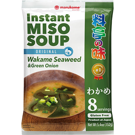 MARUKOME Misosuppe Miso-Suppe (Wakame-Algen) 152g