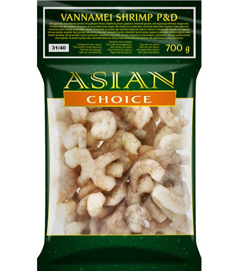 ASIAN CHOICE Vannamei Garnele P&D 31/40 700g