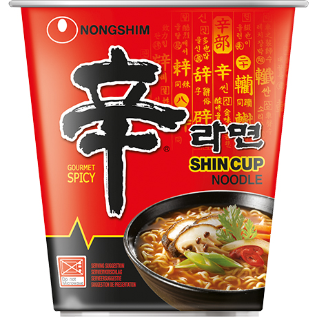 NONGSHIM Shin Ramen Cup, klein