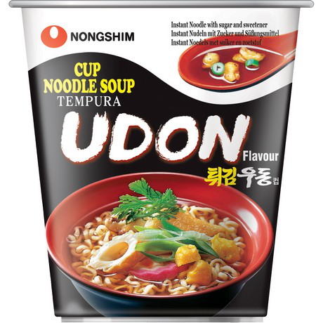 NONGSHIM Tempura Udon Cup, klein 62g
