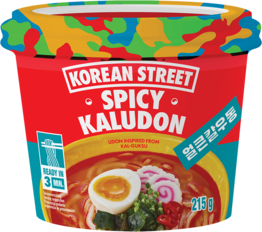 KOREAN STREET Kaludon Nudeln, Scharf Cup 215g