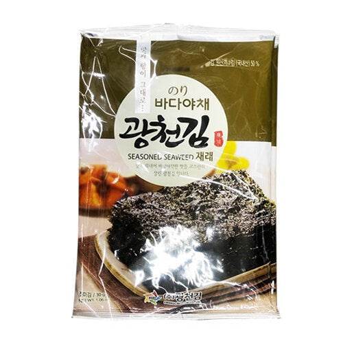 GWANGCHEON Badayachae Gerösteter Seetang 30g x 3