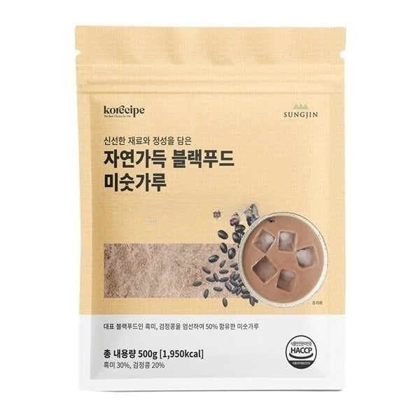 KORECIPE Blackfood Getränkmischung mit Getreidesorten Misugaru 500g