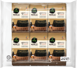 BIBIGO Gerösteter Seetang, geschnitten 4g x 12