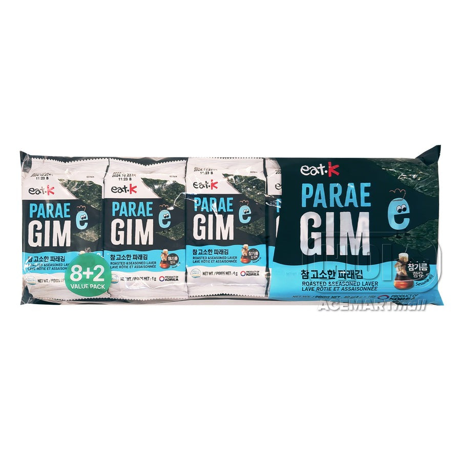 Eat.k Gerösteter Parae Seetang, geschnitten 4g x 10
