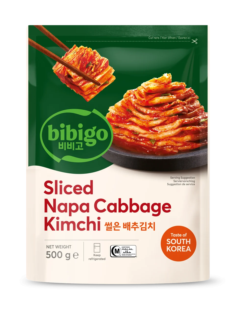 BIBIGO Mat Kimchi in Packung 500g