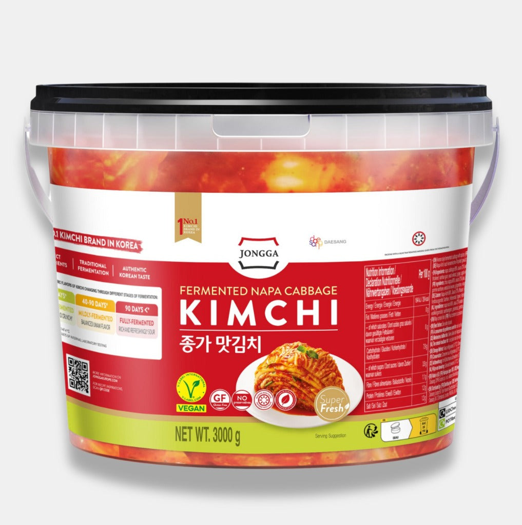 JONGGA Mat Kimchi in PET-Dose 3kg (Vegan)