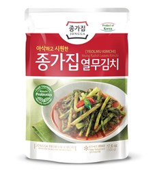 JONGGA Junge Rettich Kimchi, Yeolmu 500g
