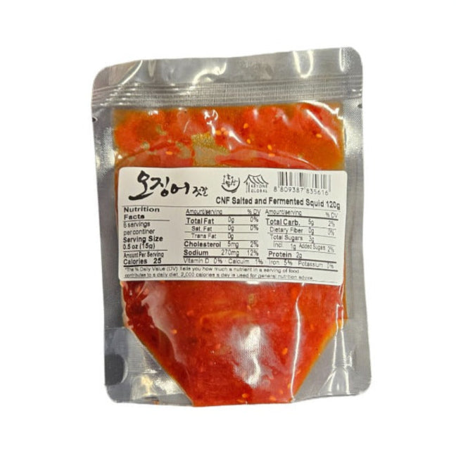 C&F Scharfe fermentierte Tintenfischstreifen als Beilage 120g