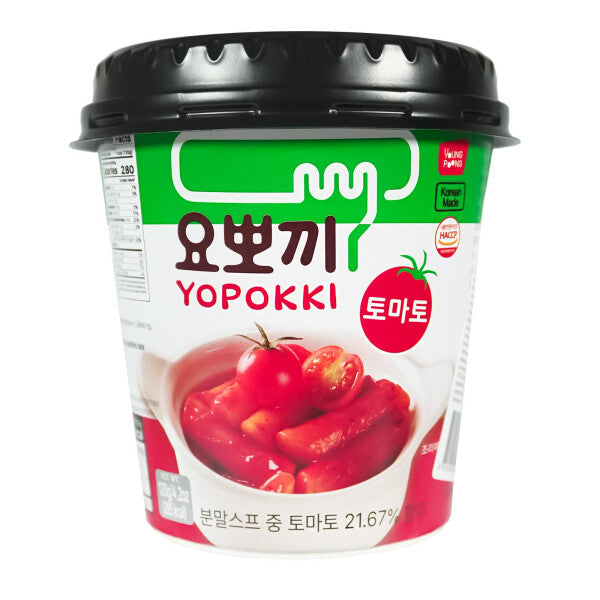 YPFOOD YOPOKKI Instant Tteokbokki Tomaten, Cup 120g