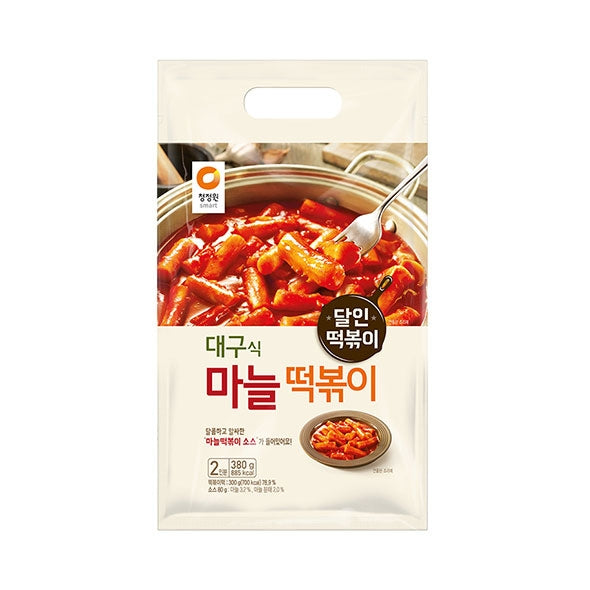 Chung Jung One Knoblauch Tteokbokki mit Rezept aus Daegu 2 Port. 380g