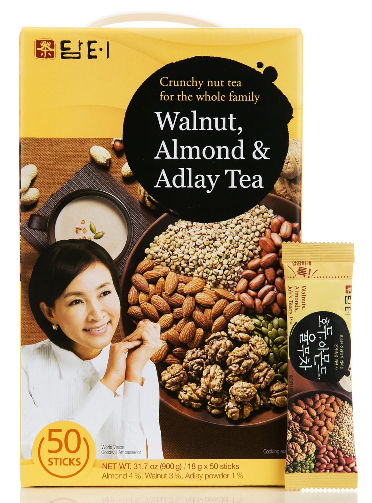 DAMTUH Walnut Almond Adlay Tea 18g x 50