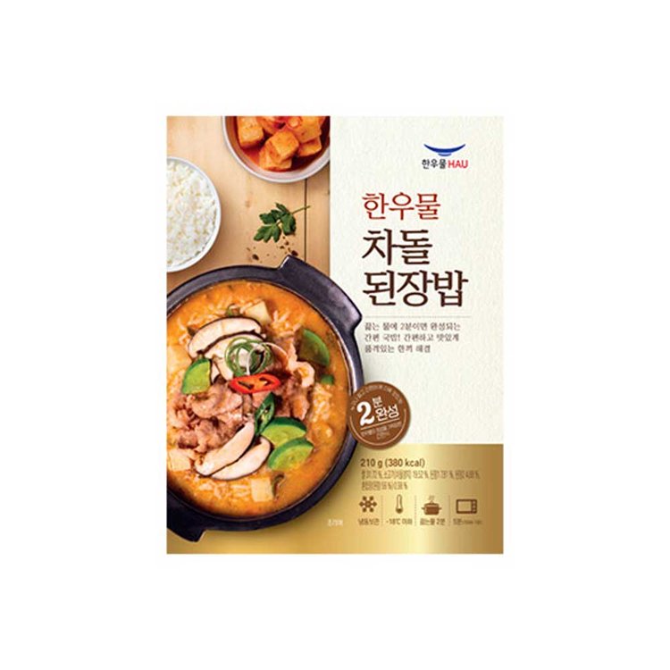 HANWOOMUL Rindfleischbrust und Sojabohnenpasten-Suppe mit Reis 210 g