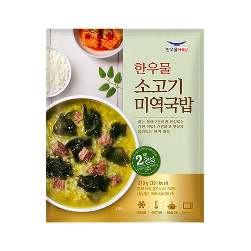 HANWOOMUL Rindfleisch-Seetang-Suppe mit Reis 210 g